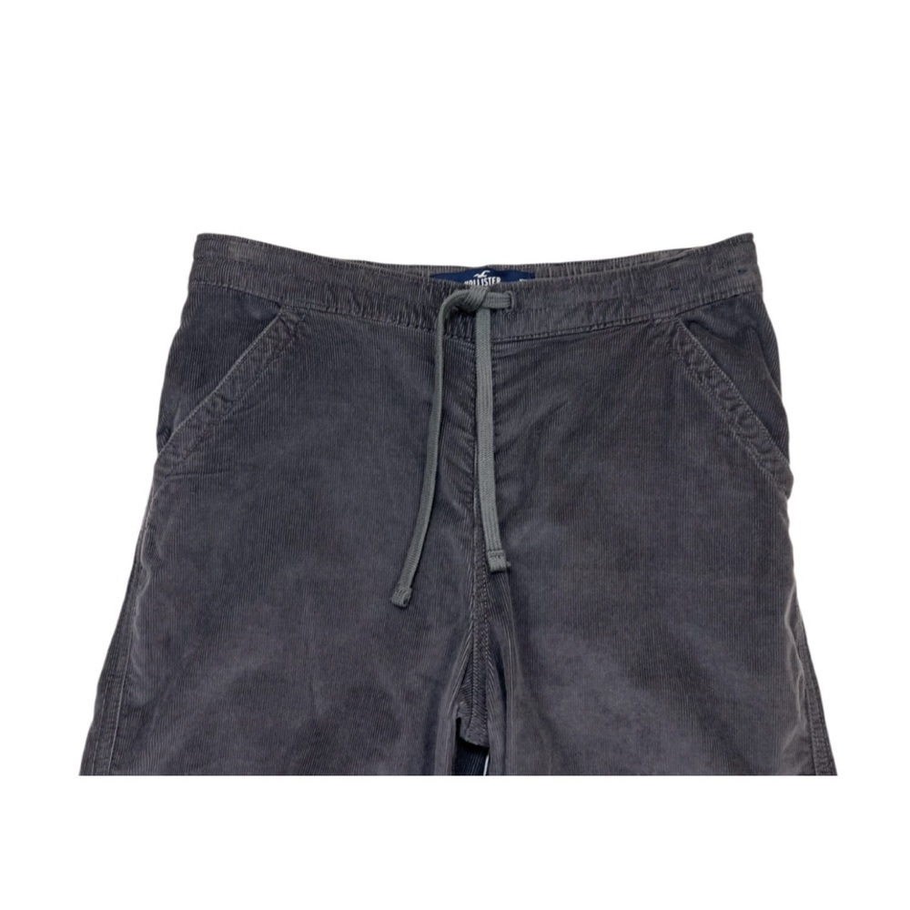 Hollister Adjustable Rise Parachute Baggy Corduroy Jogger Pants Gray Size Small - Picture 3 of 9